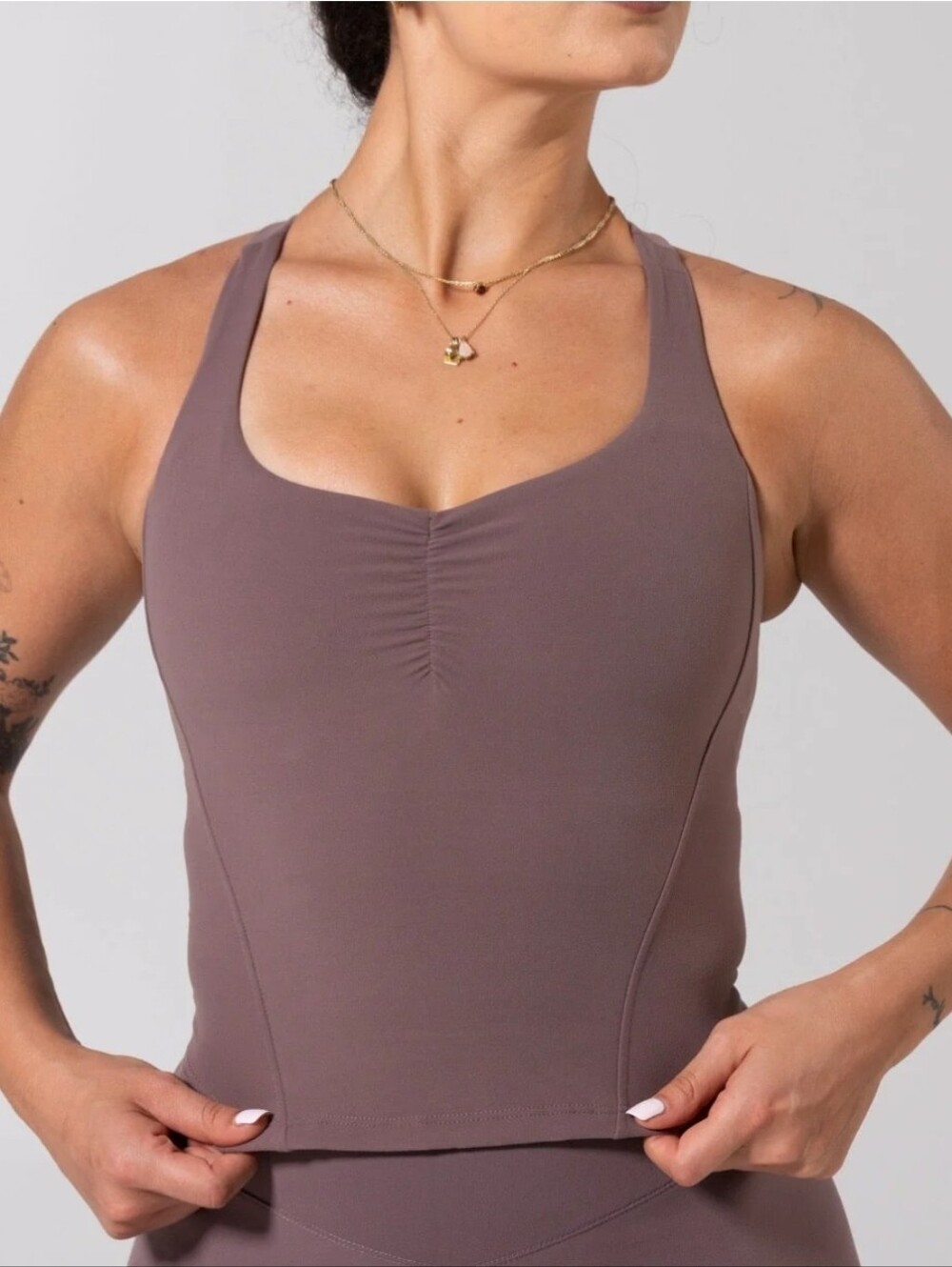 Buffbunny Karma Crop Tank – NWT – Size Large – NUBRE® Fabric